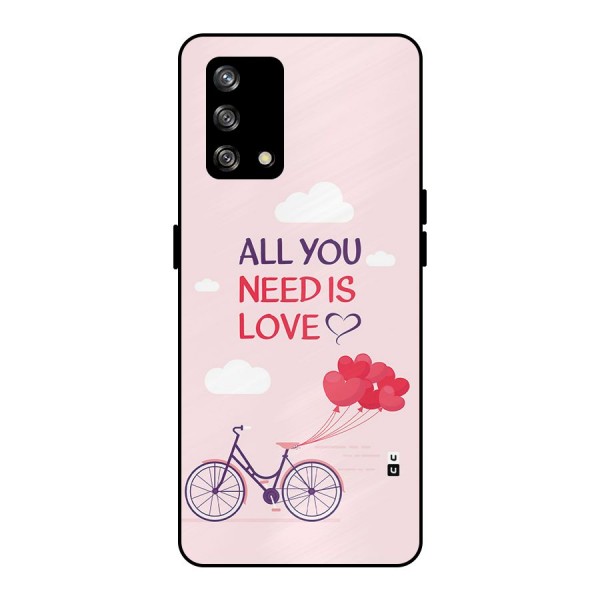 Cycle Of Love Metal Back Case for Oppo F19s