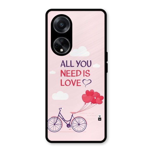 Cycle Of Love Metal Back Case for Oppo F23