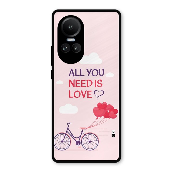 Cycle Of Love Metal Back Case for Oppo Reno10 Pro