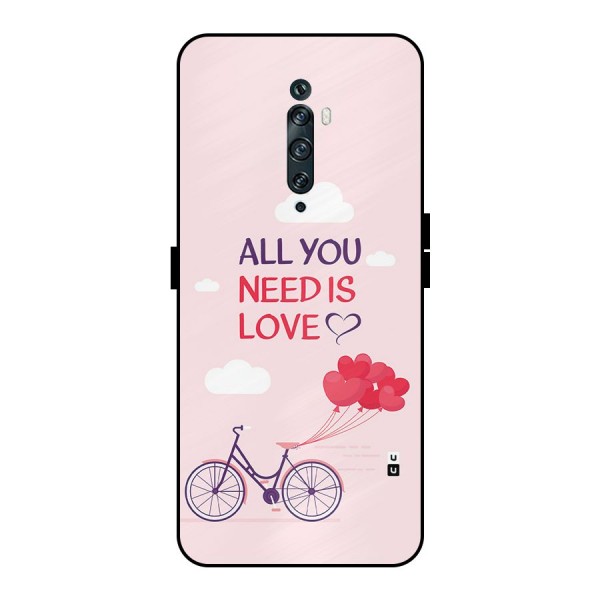 Cycle Of Love Metal Back Case for Oppo Reno2 F