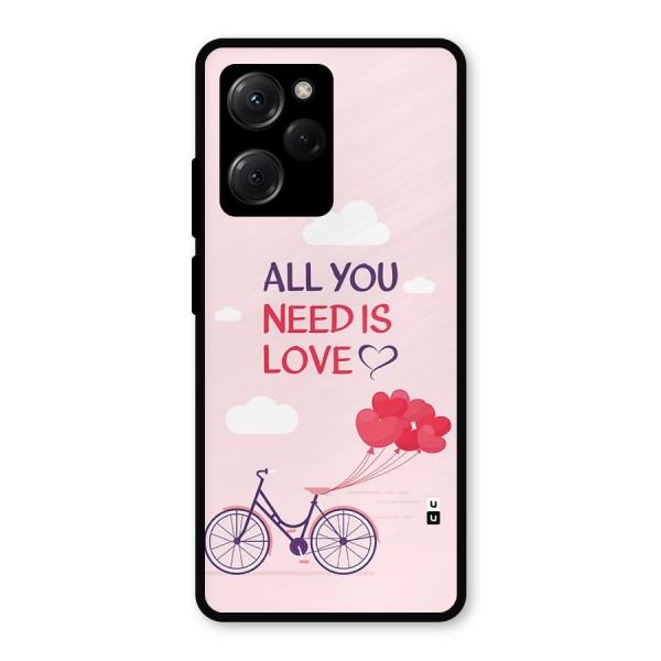 Cycle Of Love Metal Back Case for Poco X5 Pro