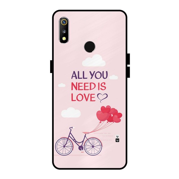 Cycle Of Love Metal Back Case for Realme 3