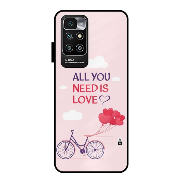 Cycle Of Love Metal Back Case for Redmi 10 Prime