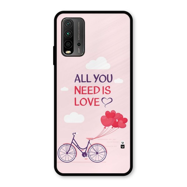 Cycle Of Love Metal Back Case for Redmi 9 Power