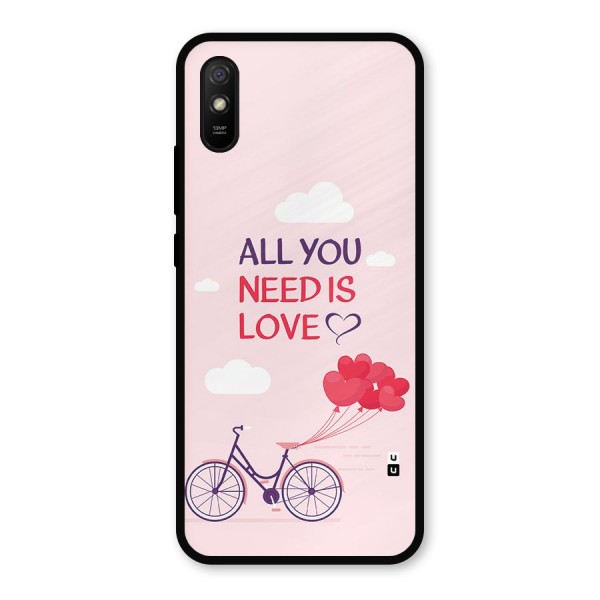 Cycle Of Love Metal Back Case for Redmi 9i
