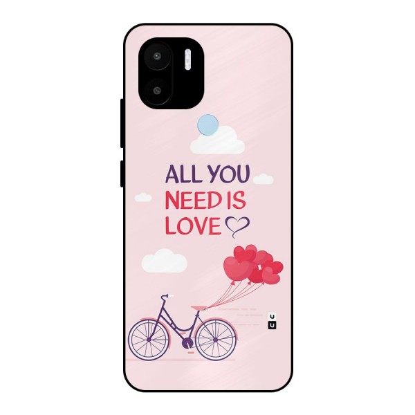 Cycle Of Love Metal Back Case for Redmi A1 Plus