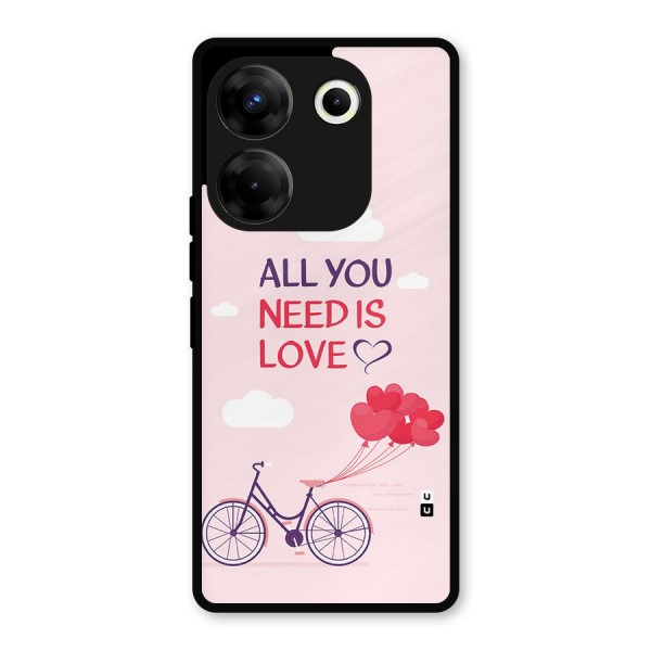 Cycle Of Love Metal Back Case for Tecno Camon 20