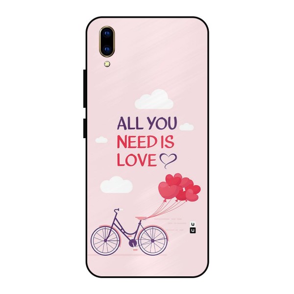 Cycle Of Love Metal Back Case for Vivo V11 Pro