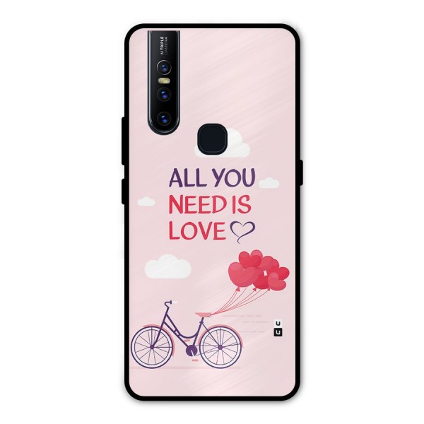 Cycle Of Love Metal Back Case for Vivo V15