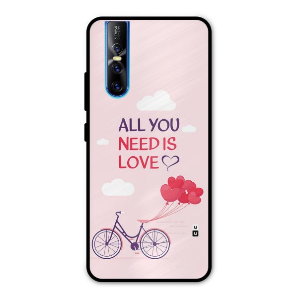 Cycle Of Love Metal Back Case for Vivo V15 Pro