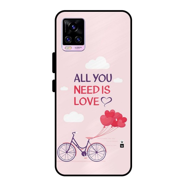 Cycle Of Love Metal Back Case for Vivo V20 Pro