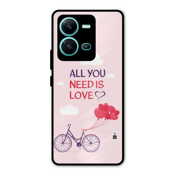 Cycle Of Love Metal Back Case for Vivo V25