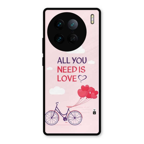 Cycle Of Love Metal Back Case for Vivo X90 Pro