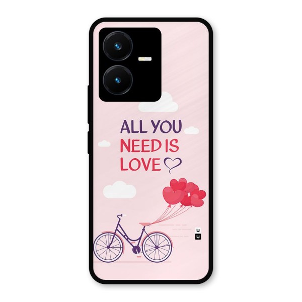 Cycle Of Love Metal Back Case for Vivo Y22s