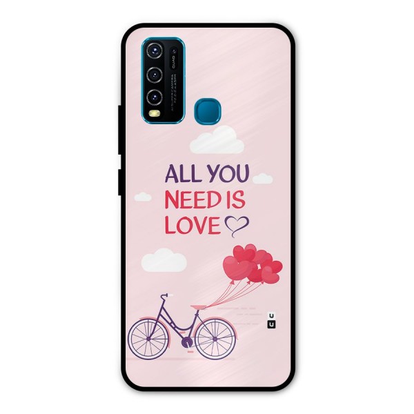 Cycle Of Love Metal Back Case for Vivo Y30