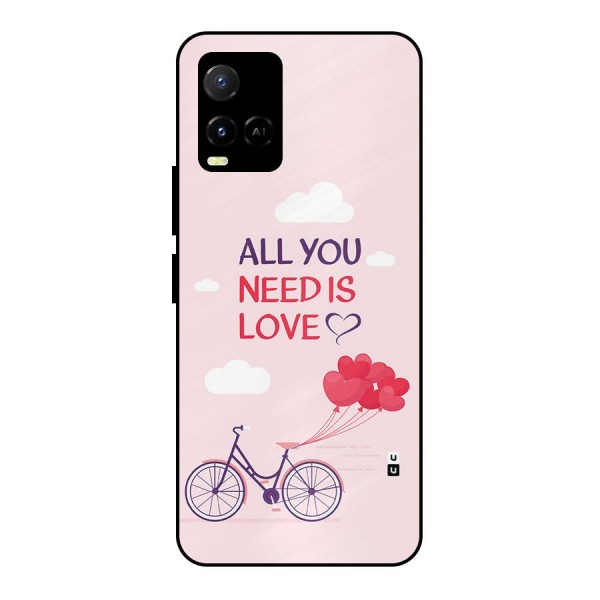 Cycle Of Love Metal Back Case for Vivo Y33s
