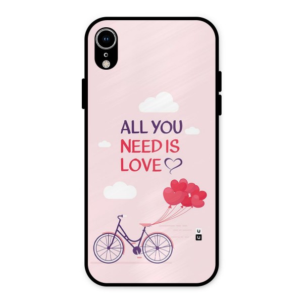 Cycle Of Love Metal Back Case for iPhone XR
