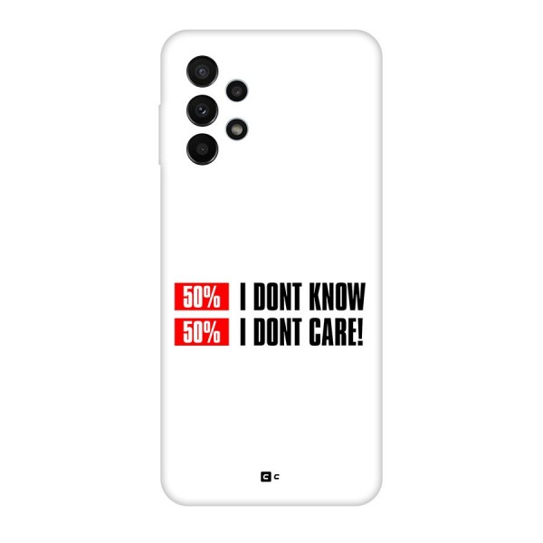 D Dont Know Back Case for Galaxy A23