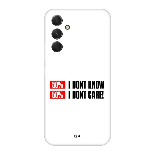 D Dont Know Back Case for Galaxy A54