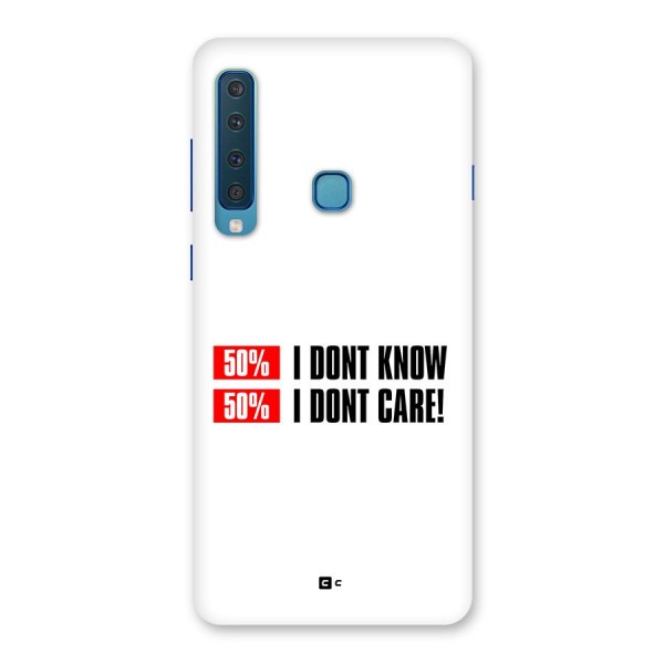 D Dont Know Back Case for Galaxy A9 (2018)