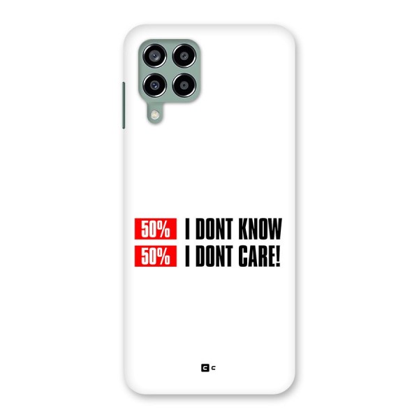 D Dont Know Back Case for Galaxy M33