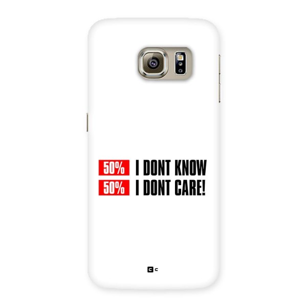 D Dont Know Back Case for Galaxy S6 Edge Plus