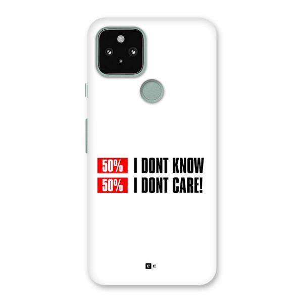 D Dont Know Back Case for Google Pixel 5