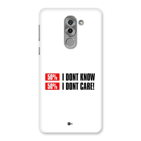 D Dont Know Back Case for Honor 6X