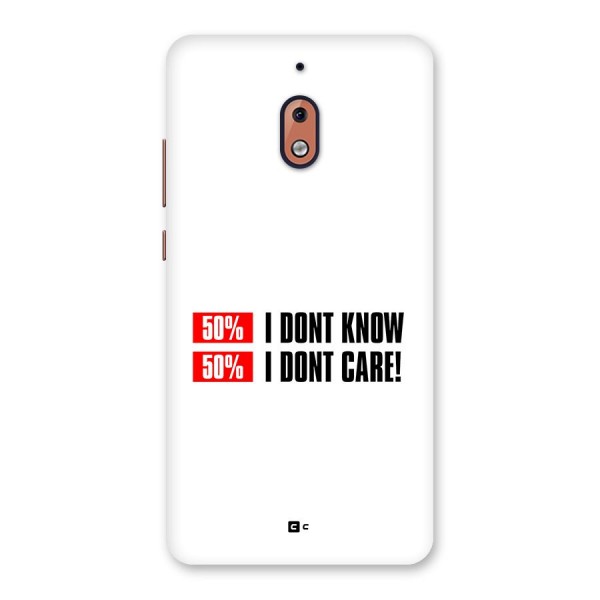 D Dont Know Back Case for Nokia 2.1