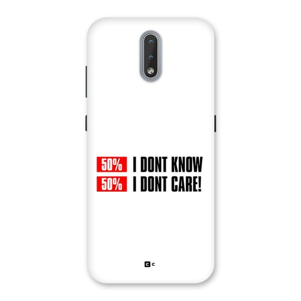 D Dont Know Back Case for Nokia 2.3