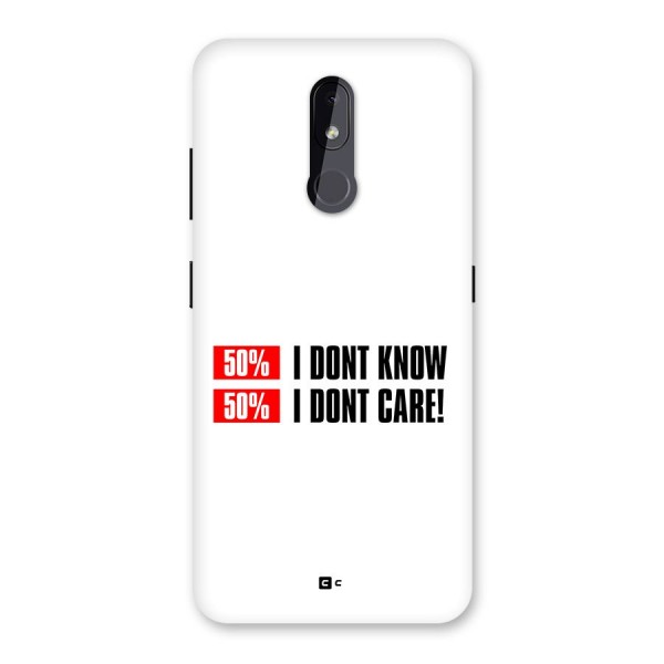 D Dont Know Back Case for Nokia 3.2