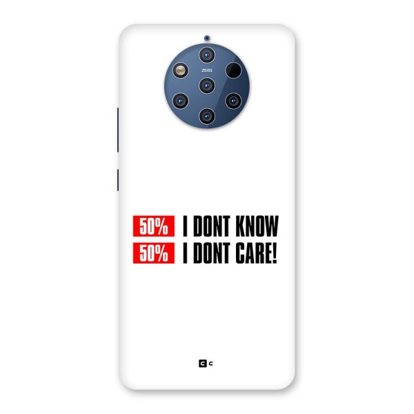 D Dont Know Back Case for Nokia 9 PureView