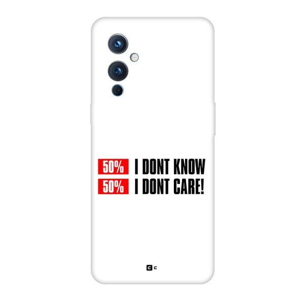 D Dont Know Back Case for OnePlus 9