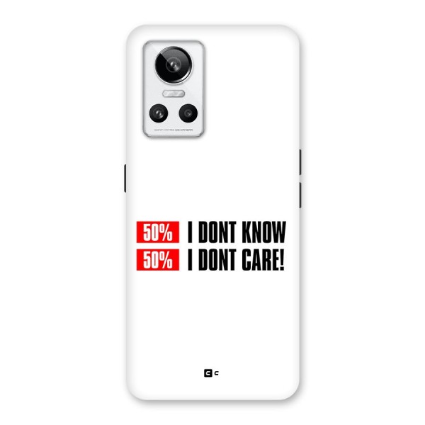 D Dont Know Back Case for Realme GT Neo 3