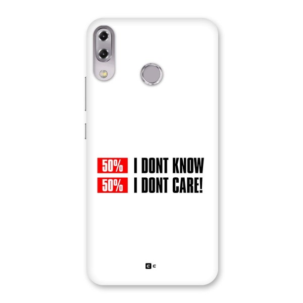 D Dont Know Back Case for Zenfone 5Z