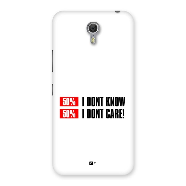 D Dont Know Back Case for Zuk Z1