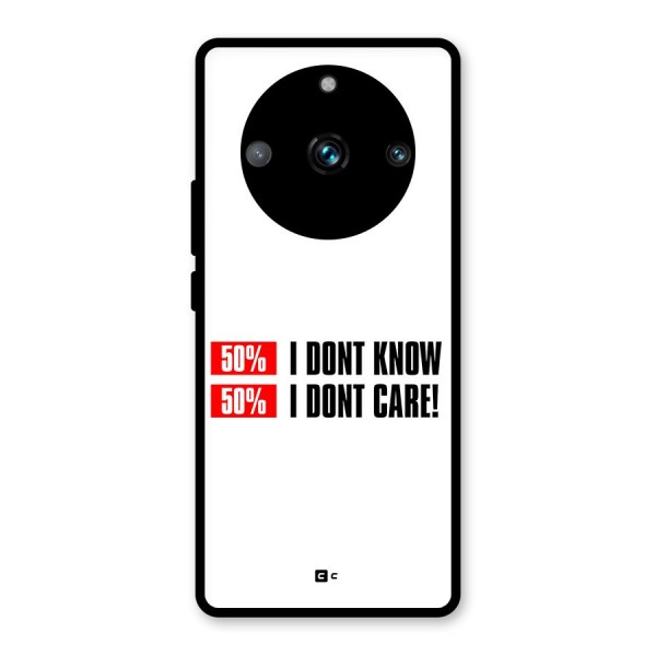 D Dont Know Glass Back Case for Realme 11 Pro