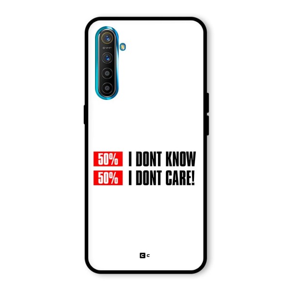 D Dont Know Glass Back Case for Realme X2