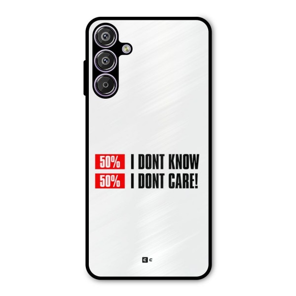 D Dont Know Metal Back Case for Galaxy M15