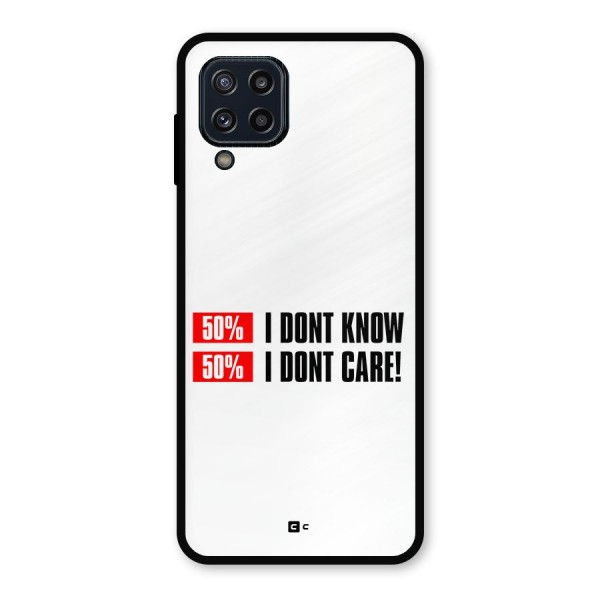 D Dont Know Metal Back Case for Galaxy M32