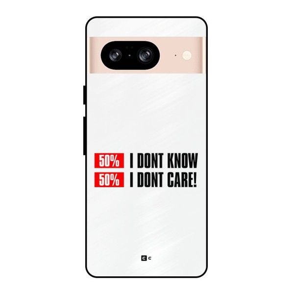 D Dont Know Metal Back Case for Google Pixel 8