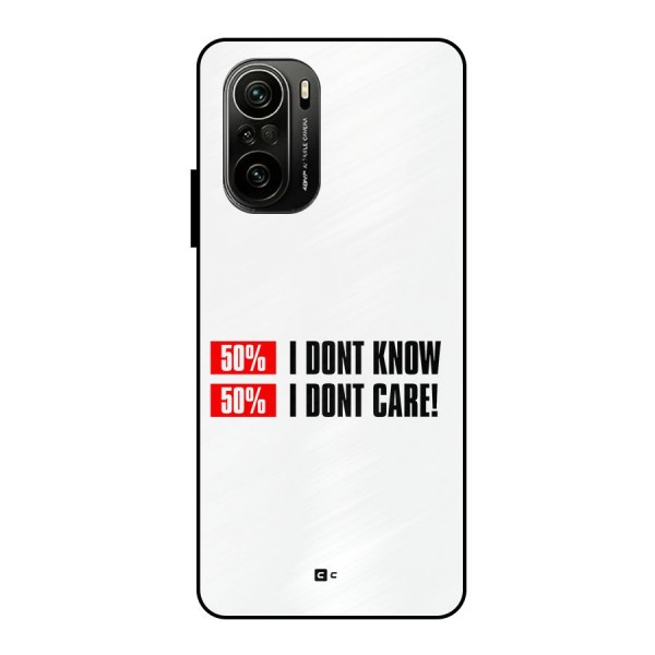 D Dont Know Metal Back Case for Mi 11X Pro