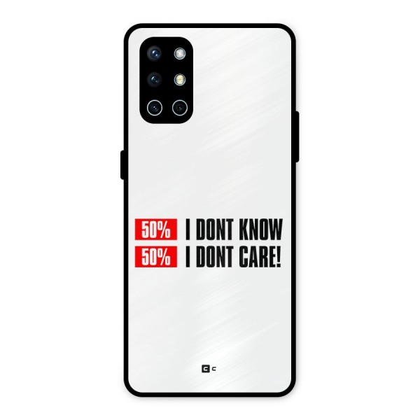 D Dont Know Metal Back Case for OnePlus 9R