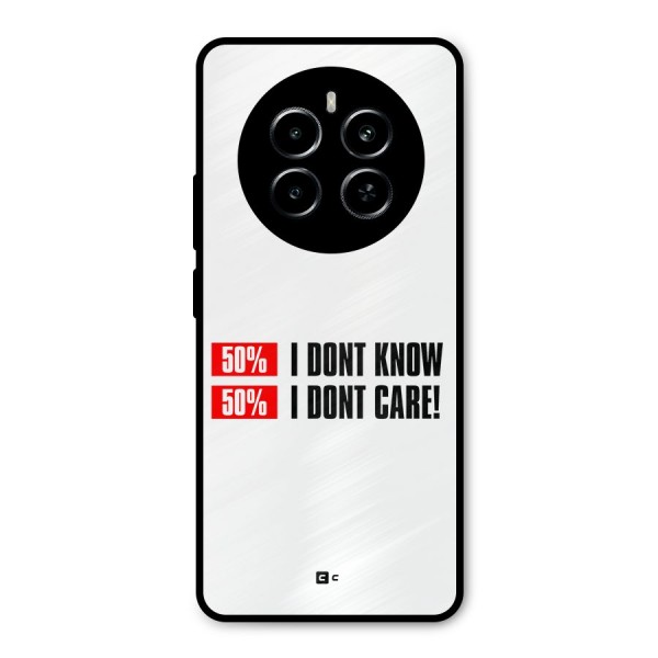 D Dont Know Metal Back Case for Realme P1