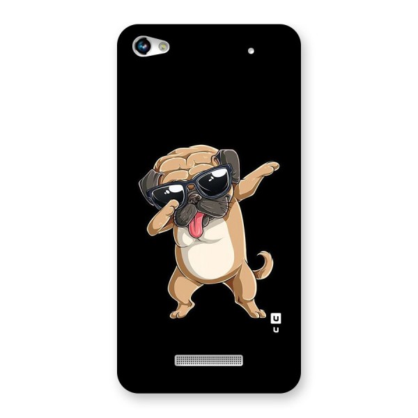 Dab Cool Dog Back Case for Canvas Hue 2 A316