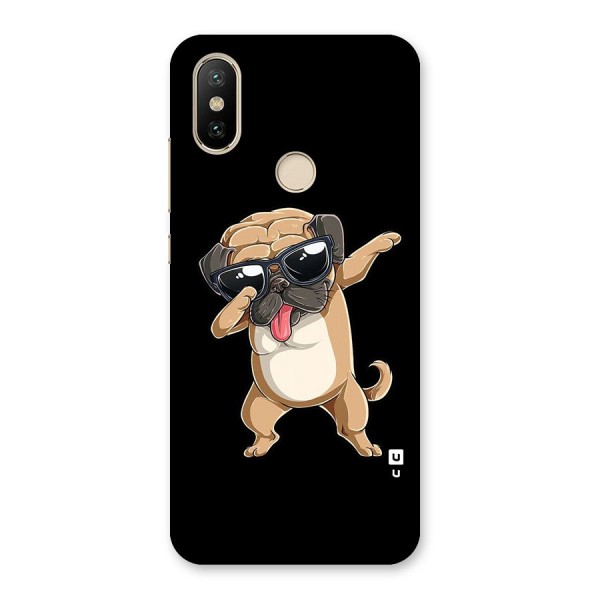 Dab Cool Dog Back Case for Mi A2