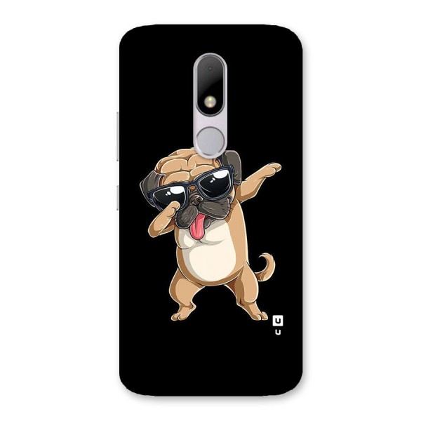 Dab Cool Dog Back Case for Moto M