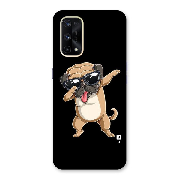 Dab Cool Dog Glass Back Case for Realme X7 Pro