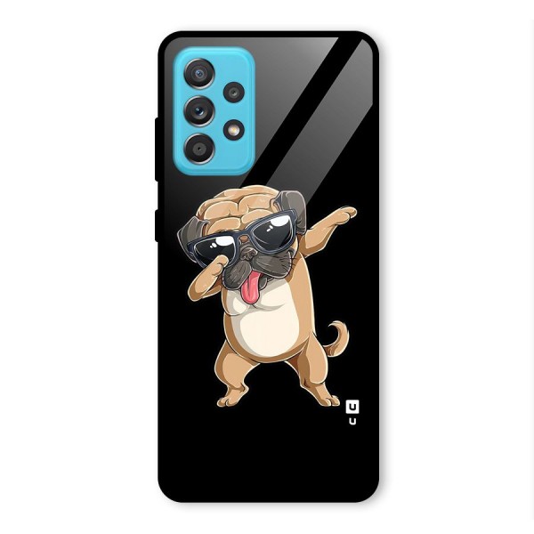 Dab Cool Dog Glass Back Case for Galaxy A52