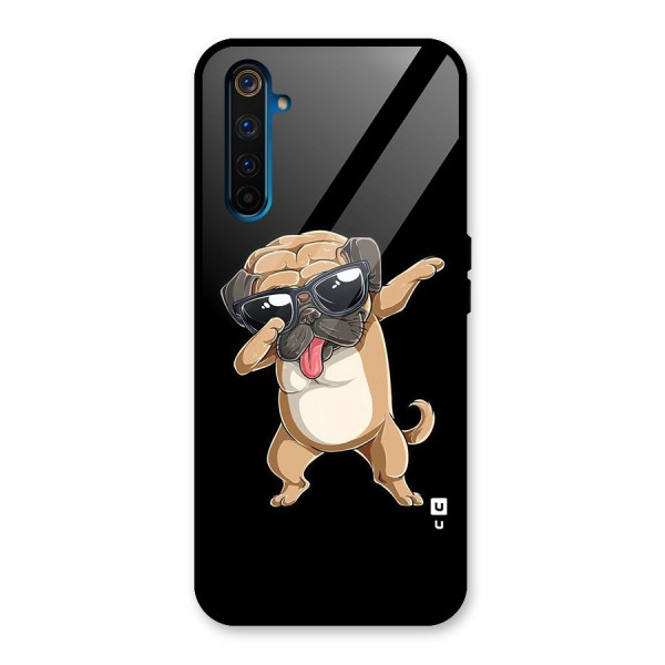 Dab Cool Dog Glass Back Case for Realme 6 Pro